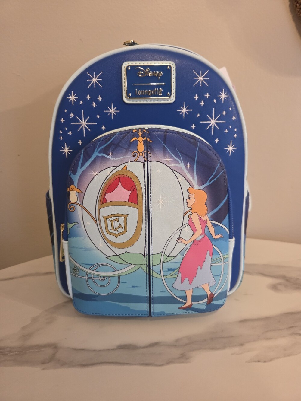 Loungefly Cinderella Once Upon a Dream Series Mini Backpack - Picture 4 of 6